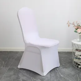 Grainbuds Wedding Dinning Chair Seat Cover High Stretch Solid Color Hotel Bankett Seat Cover Stretch Event Party Polyester Set