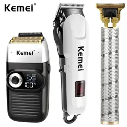 Trimmers Kemei Professional Barber Hair Clipper Clipper Rechargeable Electric Finish Machine Machin