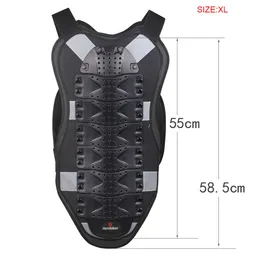 Bicycle Motorcycle Skiing Racing Body Spine Protector Backpiece Armor Protect Back Support