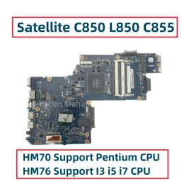Motherboard H000052360 H000050780 For Toshiba Satellite C850 L850 C855 Laptop Motherboard With SLJ8E HM76 Support I3 I5 I7 CPU DR3L