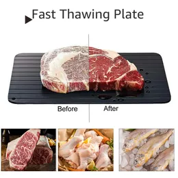 Myvit Fast Defrost Tray Thaw Froze Food Meat Fruit Quick Defrosting Plate Board Defrost plate Kitchen Gadget Tool