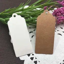 50 pezzi Kraft Paper Packaging Multi-in stile tag Hang Tag Wedding/Birthday Candy Boxes Prezzo per le etichette di fiori/cosmetici