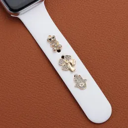 Силиконовый ремешок декоративные ногти для Apple Watch Band Charms Metal Creatvity Accessories для декоративного кольца iwatch