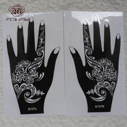 1pcs autoadesivo autoadesivo riutilizzabile henné tatuaggio a mano stampini mehndi tatuaggio kit di pittura di nozze indiani strumenti