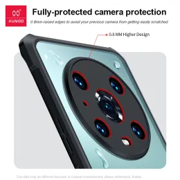Xundd Case à prova de choque para honra Magic5 Lite Proteção Durável Tampa transparente para Huawei Honor Magic 4 5 6 Pro Case Coque