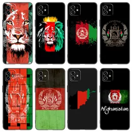 Afghanische Afghanistan -Flaggen -Telefonhülle für Apple iPhone 13 12 Mini 11 Pro XS Max XR X 8 7 6S 6 plus SE 2022 2020 5S 5 Schwarze Abdeckung