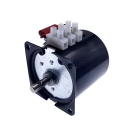 68KTYZ 220V AC 28W Permanent Magnet Micro Gear Motor 50Hz Synkron Gear Motor Low Speed ​​Reversible Geared Components