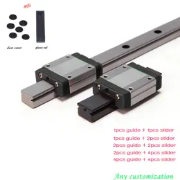 GUIDA LINEARE 600 mm guida scorrevole movimento con blocco 2 MGN9C per