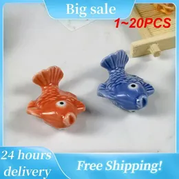 Chopsticks 1-20PCS Spoon Rack Cuisine Restaurant Carp Color Ceramic Cartoon Little