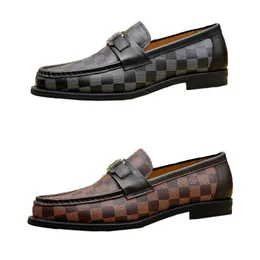 Slebringe Herren Designer Schuh klassische Chaussure Luxus Schuhe für Männer bequeme Schuhe Männer Designer Scarpe All Wettergriff vielseitiger Stil