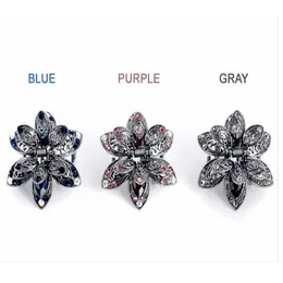 Rhinestones rini di alta qualità Clip per capelli di alta qualità Hairpins Crystal Crab Hair Claws for Women Girl Hair Accessori Styling Styling