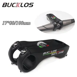 BUCKLOS 17 degree Bicycle stem 31.8mm MTB Power 70/80/100MM Road Bike handlebar stems Cycling accessorie