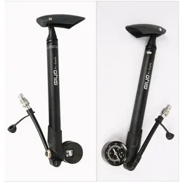 Giyo Bike Pumpe 300psi Fork/Reifen Fahrradpumpe MTB Schlauchmessgerüte Luftentzündungsschock Handpumpe Presta Schraderventiladapter