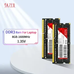 RAMS Jazer DDR3 8GB 1600MHz DDR3L RAM non purecciato non ECC 1.35 V SODIMM Laptop Notebook Memoria