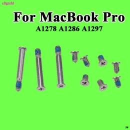 1 세트 13 "15"17 "MacBook 컴퓨터 A1278 A1465 A1369 A1369 A150A 1706 A1707 A1708 A1297 하단 덮개 나사