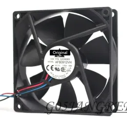 Pads Original 100% working AFB0912VH 9025 9cm 90mm double ball bearing cooling fan 12V 0.60A AFB0912VH