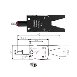 Mini dispositivo pneumatico J1080 Accessori manipolatori Clip per robot industriali