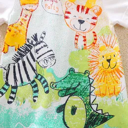 PatPat New Arrival Summer and Spring Baby Animal Print Bodysuit One Pieces Colorful Baby Boys and Girls Clothes