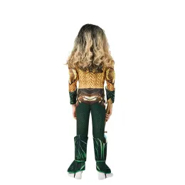 Superhero Cool Aquaman Halloween Costume For Kids Movie Cosplay Suit For Boys Anime Event Gift Performance Show Party