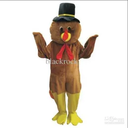 Costumi di mascotte in schiuma Ringraziamento Turchia Cartoon Plush Christmas Fancy Dress Busine