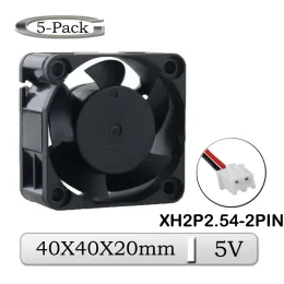 Resfriamento 5pcs/lote gdstime 5v 40mmx20mm 4cmbrushless DC Axial dissipador de calor ventilador 40x40x20mm 40mm 40 Frenador de escape da impressora da impressora