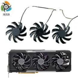 PADS NYA 85MM R9 290X/390/390X GPU VGA COOLER FAN FÖR SAPPHIRE R9290X R9 390 8G NITRO R9 390X 8G D5 Trix grafikkortsersättning