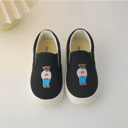 Sneakers Lazy bear ins children's cloth shoes spring and autumn new pedal boys and girls canvas shoes