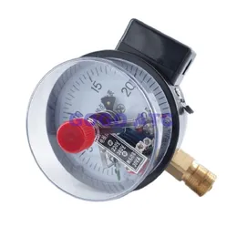 YXC-100ZT 0.1-60Mpa Magnetic-assisted axial belt side electric contact pressure gauge Water/air/oil pressure hydraulic universal