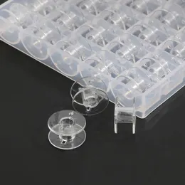 1/5/10pcs Clear Sewing Machine Spulen Spulen leere Spulen Spulen Plastik -Aufbewahrungsbox für Home -Nähzubehör -Werkzeuge