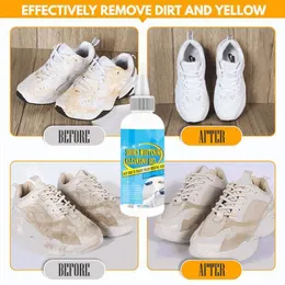 100G White Shoes Cleaning Gel Clean Shoes Stain Whitening Cleansing Polish Foam Deoxidizer Gel For Sneaker Remove Yellow Edge