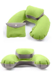 Новая портативная u -форма надувная надувная подушка для проездной подушки Стокинг ПВХ подушка для шейки для самолета туристический офис Домашний сон