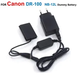 Caricabatterie 5v Cavo di alimentazione USB+DR100 CC Accoppiatore NB12L NB12L BATTERIA DUMMINIO+Adattatore Caricatore USB QC3.0 per Canon G1 X G1X Mark II N100