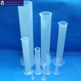 1st Plastic Measuring Cylinder Graduerade cylindrar för Lab Supplies Laboratory Tools School Lab Accessories