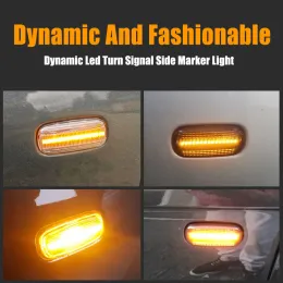 For Audi A2 A3 8L A4 B5 A6 4B C5 A8 4D TT 8N Led Dynamic Side Marker Turn Signal Light moving Sequential Blinker Light 2Pcs