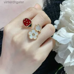 خواتم مصممة العلامة التجارية في فانسف من أجل Women v Gold Plated Ladybug Ring CNC Advanced Precision Edition فريدة من نوعها وكهدية عيد ميلاد