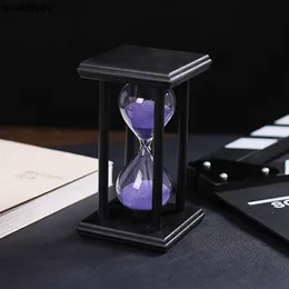 30 Minute Sand Hourglass Countdown Timing Modern Wooden Sandglass Timer Home Decor Ornaments Reloj De Arena New Year Gifts