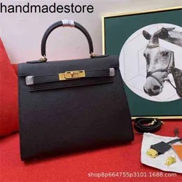 حقائب اليد الجلدية KL مصممة للنساء Luxurys الأصلي الفاخرة واحدة من جلد البقر الكلاسيكي ladys تحمل حقيبة ثنائية الأغراض قطرية