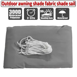 Серый 300D водонепроницаемый тень Sail Anti-UP Ультрасорный тень сад бассейн