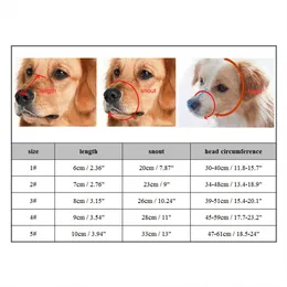Haustierhund -Mündungsmündung einstellbare Anti -Biss -Silikonhund -Mundabdeckung Weiches bequemes Hundetraining Maske Stopp