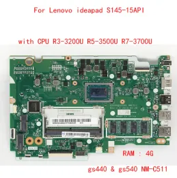 Motherboard For Lenovo ideapad S14515API / S14514API laptop motherboard gs440 & gs540 NMC511 with CPU R3 R5 R7 RAM 4G 100% test work