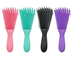 Detangling Brush Natural Hair Detangler Brushes For Afro America 3A till 4C Kinky Wavy Curly Coily Hair Denangle lätt Wetdry2938678