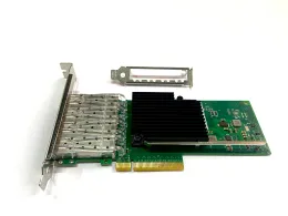 بطاقات جديدة 10 جيجابايت PCIE Network Card Intel X710DA4 Quad SFP+ LC Port Ethernet LAN Server X710DA4 ، PCIE X8 ، X16 لنظام التشغيل Windows Server