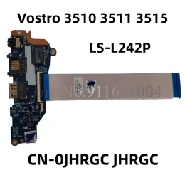 Материнская плата LSL242P для Dell Vostro 3510 3511 3515 Кнопка питания ноутбука USB Audio WLAN IO Плата CN0JHRGC JHRGC 100% Тест ОК