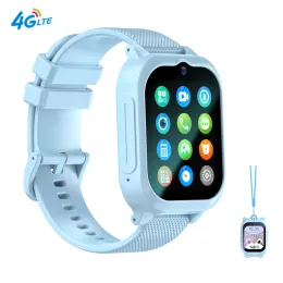 Watches Children Smart Watch Waterproof 4G Kids Smartwatch SIM card GPS LBS WIFI Location Video Call SOS Wristwatches For Boy Girl Gift