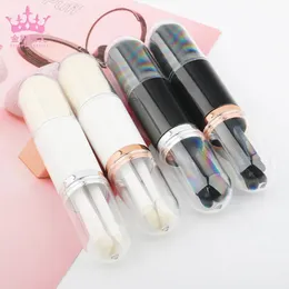 4 in 1 Make -up -Pinsel Schönheitswerkzeug Mini -Augenbürste Hautton einrückungsfähiger Make -up -Pinsel tragbarer Make -up -Pinsel