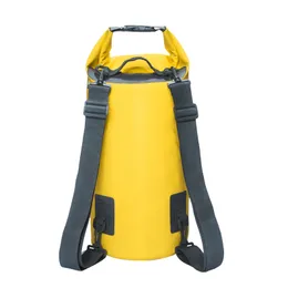 15L 20L Outdoor Waterproof Dry Bag Kayaking Canoeing Swimming Bags Travel Kits Backpack Storage Bag PVC