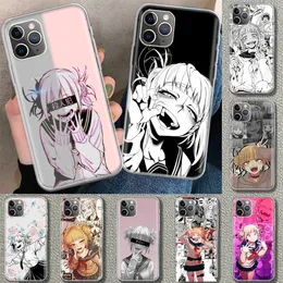 Anime Himiko Toga waifu capa de capa para iPhone 14 13 11 Pro 12 mini 15 Impressão 7 8 6s mais + xr x xs max se 5s