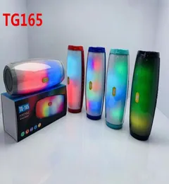 TG165 portable wireless bluetooth speaker led flash music mp3 player super bass waterproof subwoofer SD card player with mic 1200m5492027