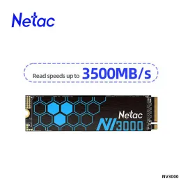 Enheter Netac M2 SSD NVME 250 GB 500 GB 1TB 2TB SSD M.2 2280 PCIe SSD Internt Solid State Drive Disk för Laptop Desktop