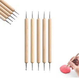 24pcs/set seramik kil heykel araçları kiti, seramik balmumu killer oyma araçlar sanat zanaat seramik şekillendirme modelleme aracı seti